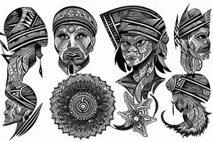 tribal, Phoenician tattoo idea