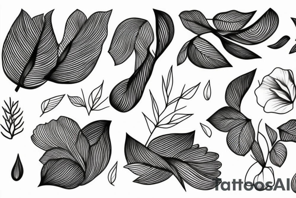 minimalist nature tattoo idea