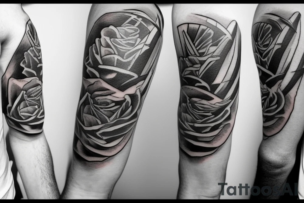 lightning, contrast, clouds tattoo idea