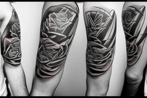 lightning, contrast, clouds tattoo idea
