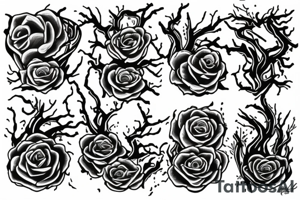 lightning, contrast, clouds tattoo idea