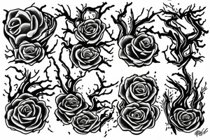 lightning, contrast, clouds tattoo idea