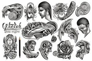 rich greek tattoo idea