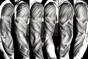 lightning, icarus, creative, success, Michelangelo style, courage, fight, power tattoo idea