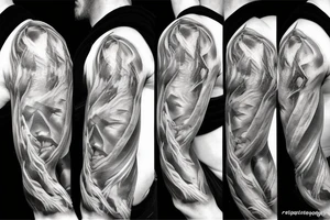 lightning, icarus, creative, success, Michelangelo style, courage, fight, power tattoo idea
