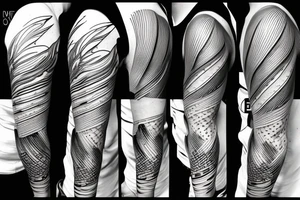 lightning, icarus, phoenix, successful, fight, winner, abstract and simplistic tattoo idea