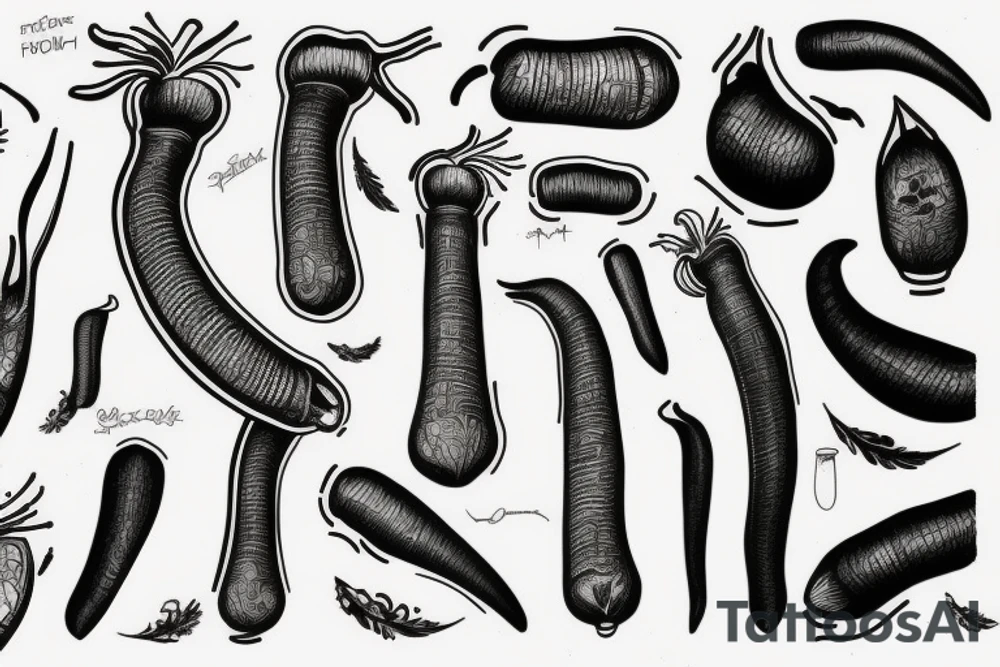 realpenis, sexual intercourse, fellacio tattoo idea