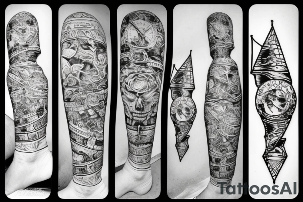 A scale tattoo idea