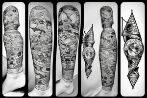 A scale tattoo idea