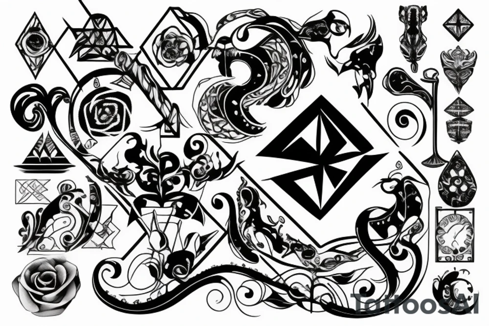 Life, or the passage of time tattoo idea