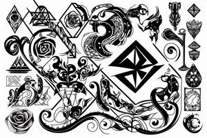 Life, or the passage of time tattoo idea