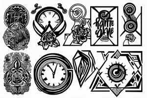 Life, or the passage of time tattoo idea
