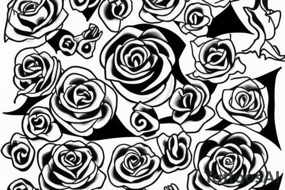 Rose tattoo idea