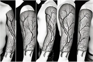 Tree, 5 branches tattoo idea