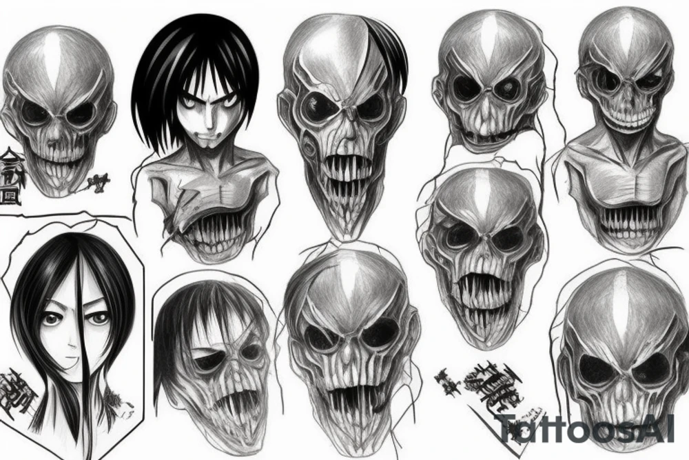 attack titan, attack on titan, tattoo idea