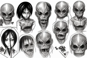 attack titan, attack on titan, tattoo idea