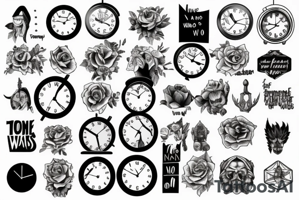 Time waits for no man. tattoo idea