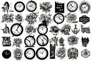 Time waits for no man. tattoo idea