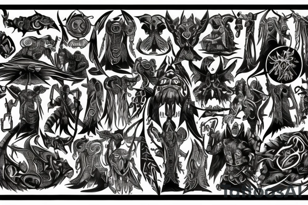 Time Nephalem tattoo idea