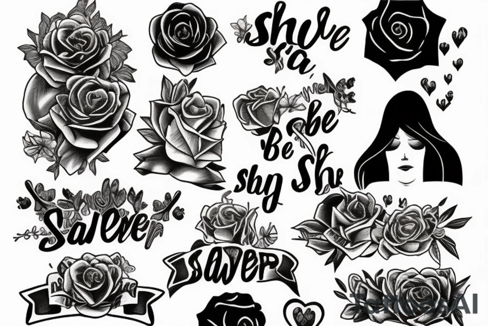 “She don’t want to be saved don’t save her” tattoo idea
