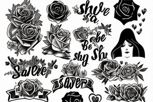 “She don’t want to be saved don’t save her” tattoo idea