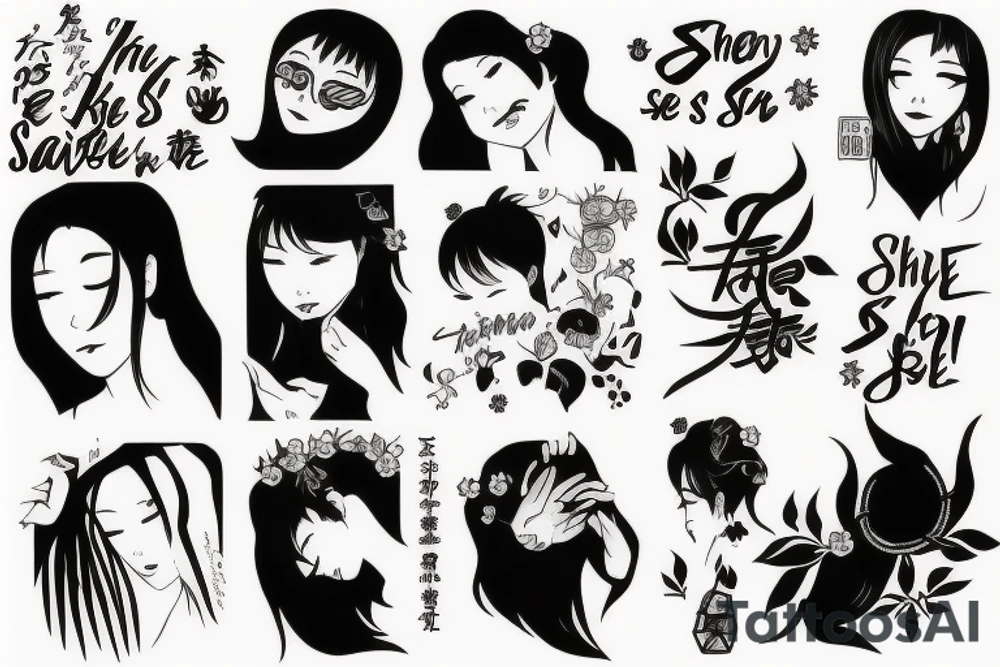 “She don’t want to be saved don’t save her” tattoo idea