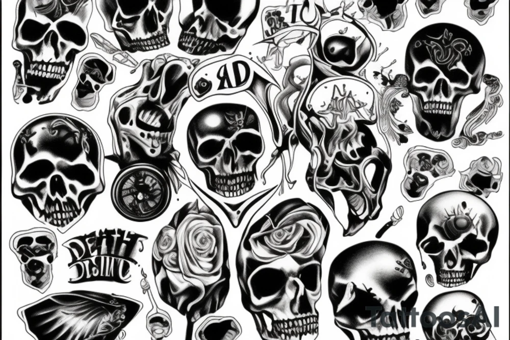 Death before dishonee tattoo idea