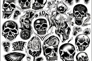 Death before dishonee tattoo idea