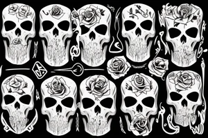Death before dishonee tattoo idea