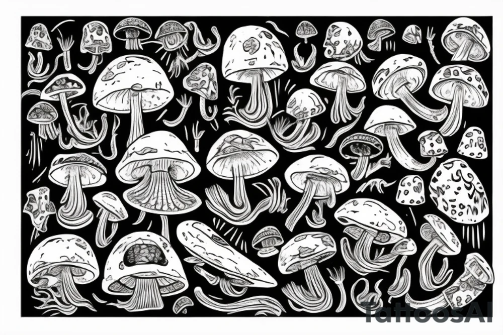 alien, mushroom, psychedelic, dmt, explosive, war, tribal tattoo idea alien, mushroom, psychedelic, dmt, explosive, war, tribal tattoo idea