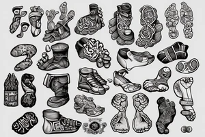 Foot cookies, mud cookies , Yemen tattoo idea