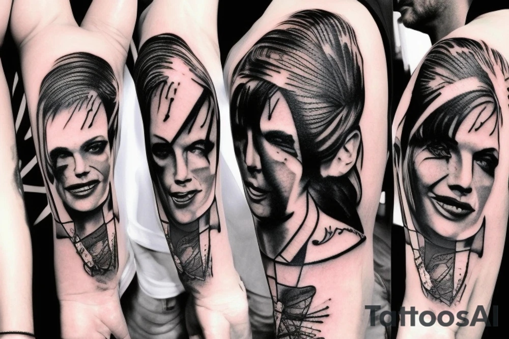 tom brady wearing a dress tattoo idea