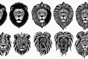 Rasta, lion tattoo idea
