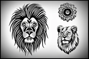Rasta, lion tattoo idea