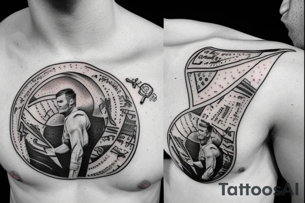 tom brady kissing the earth tattoo idea