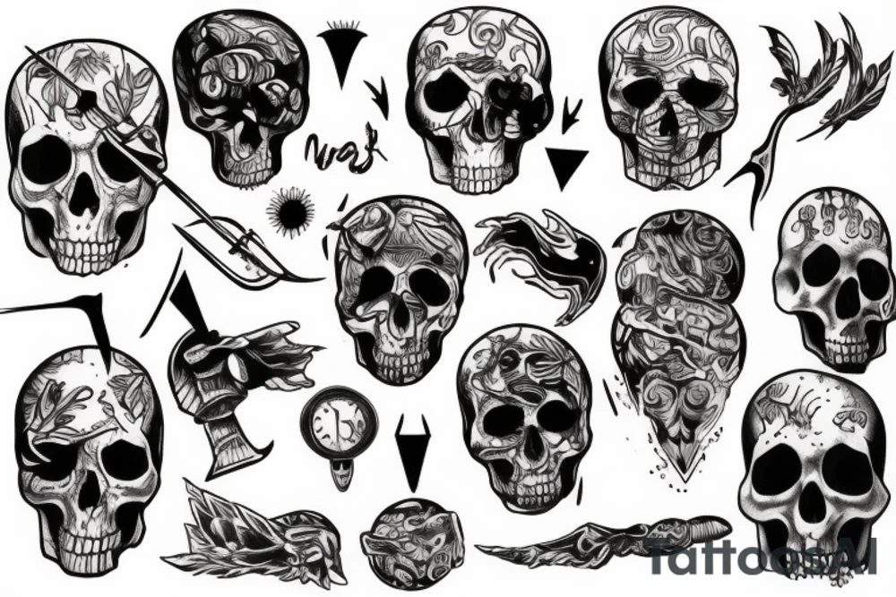 murder tattoo idea