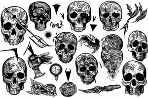 murder tattoo idea