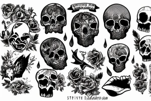 murder tattoo idea