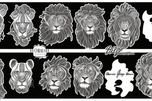 barrack obama riding a lion tattoo idea