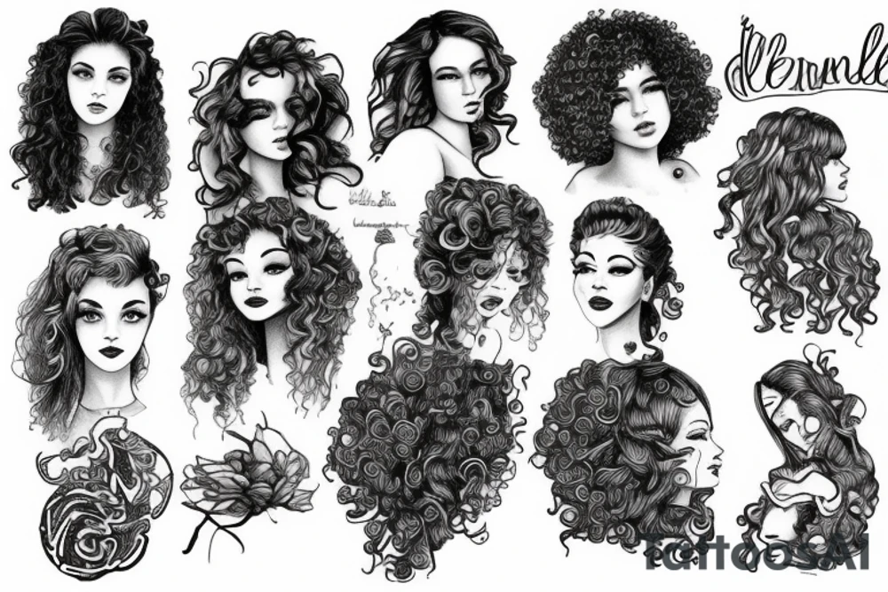 will ferril, curly hair, sexy tattoo idea