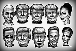 trump blackface tattoo idea