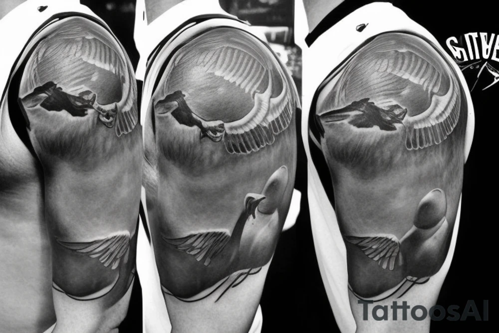 sexy aaron rodgers with wings tattoo idea