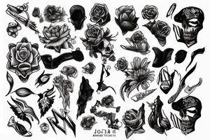Joshua abril black tattoo idea