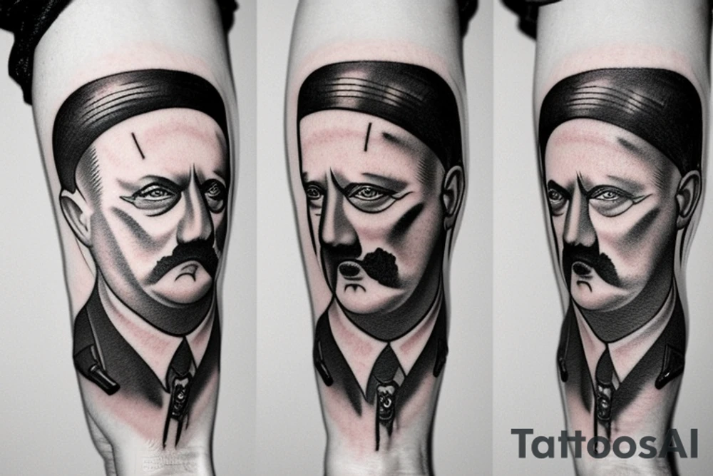 hitler woman tattoo idea