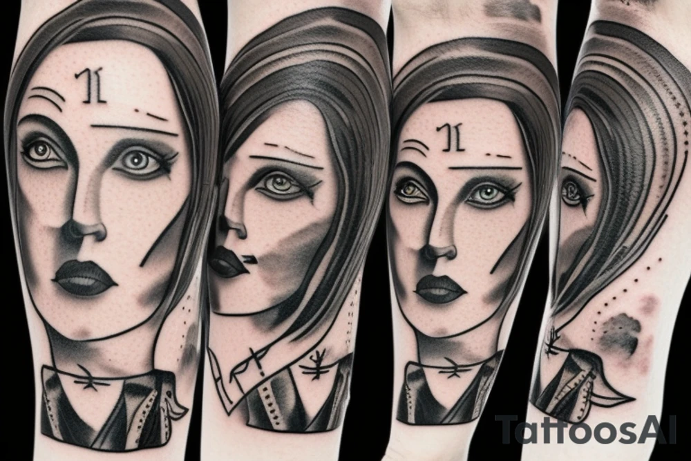 hitler female tattoo idea