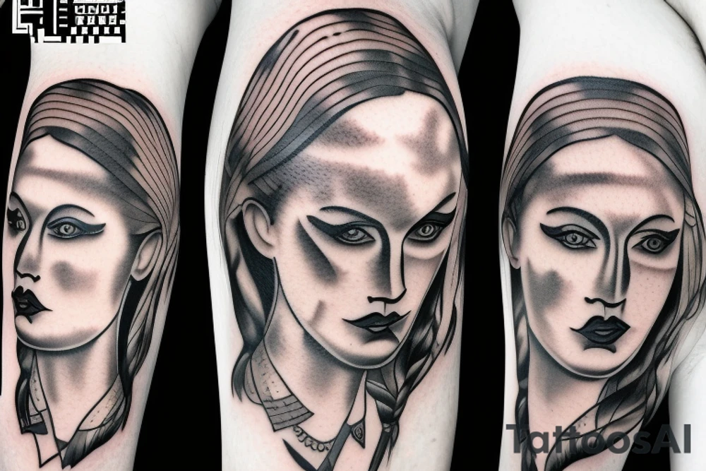 hitler female tattoo idea