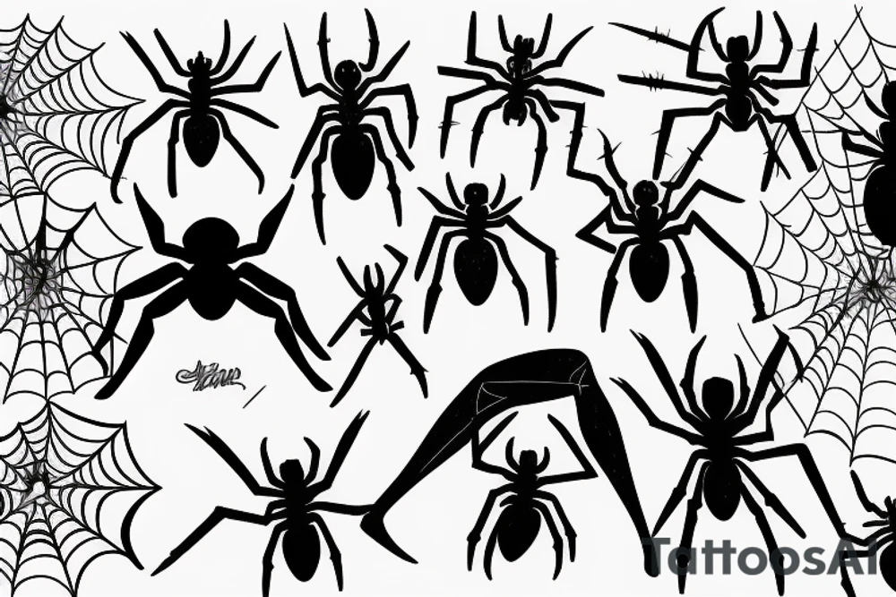 Spider man tattoo idea