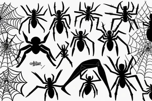 Spider man tattoo idea