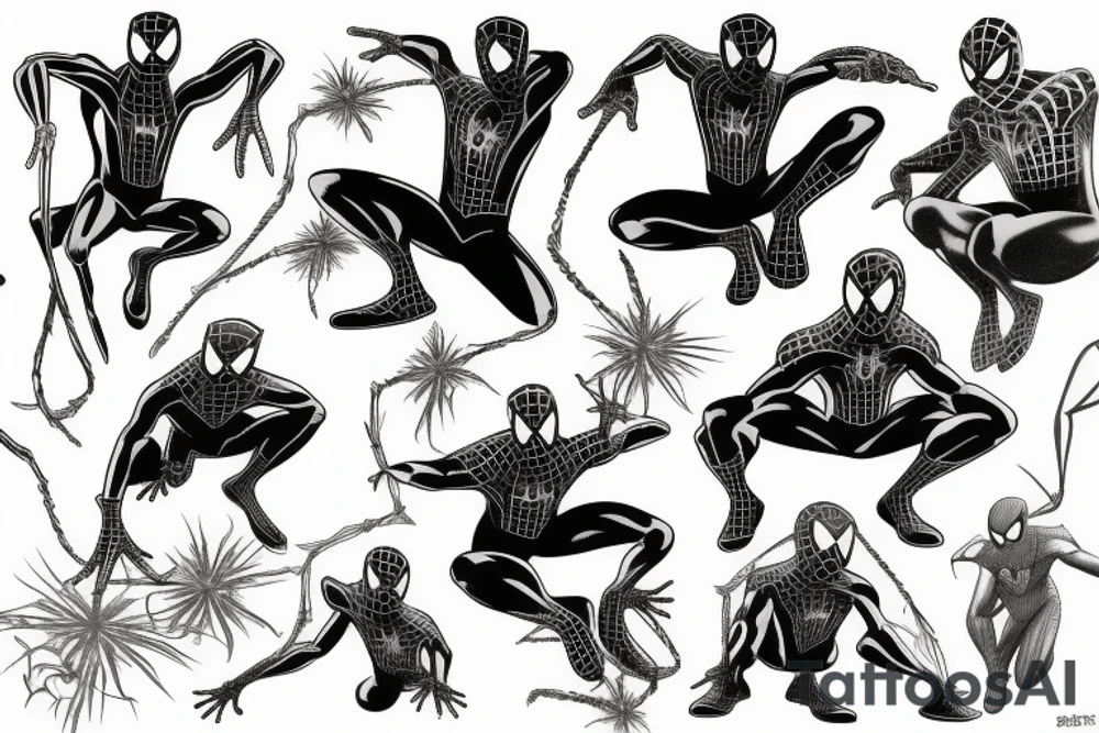 Spider man tattoo idea
