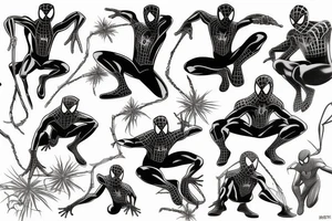 Spider man tattoo idea